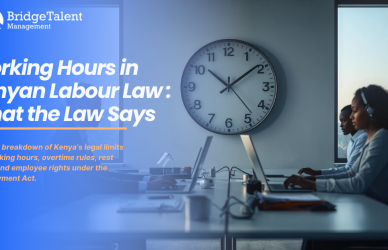 Working hours in Kenya according to the Employment Act