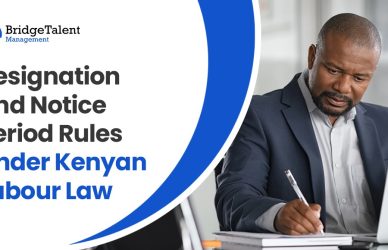 Resignation and Notice Period Rules Under Kenyan Labour Law